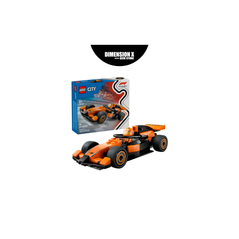 Lego F1 Driver with McLaren Race Car