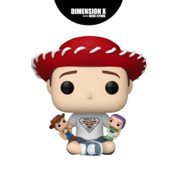 Funko Pop Andy with Buzz Lightyear and Woody – Toy Story