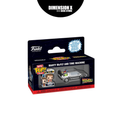 Funko Bitty Pop Rides Marty McFly and Time Machine – Back to the Future