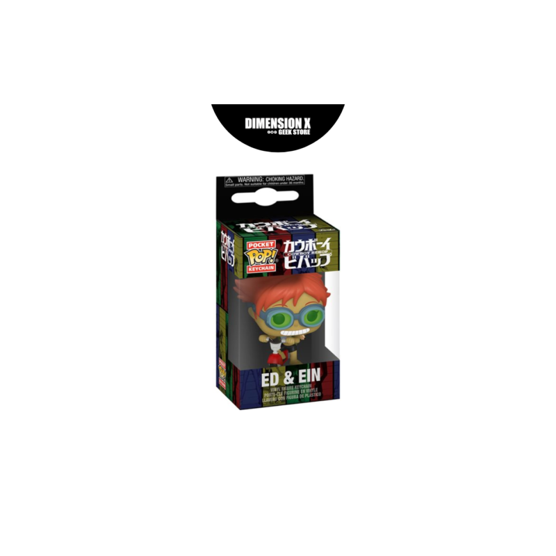 Funko Pop Keychain Ed and Ein – Cowboy Bebop
